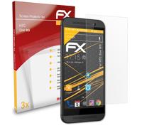 atFoliX 3x Film Protection d'écran pour HTC One M9 mat&antichoc