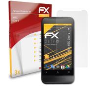 atFoliX 3x Film Protection d'écran pour HTC One V mat&antichoc