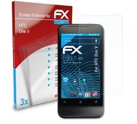 atFoliX 3x Film Protection d'écran pour HTC One V Protecteur d'écran clair