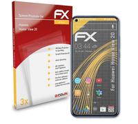 atFoliX 3x Film Protection d'écran pour Huawei Honor View 20 mat&antichoc