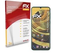 atFoliX 3x Film Protection d'écran pour Huawei Nova 5 mat&antichoc