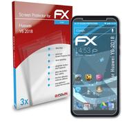 atFoliX 3x Film Protection d'écran pour Huawei Y6 2018 Protecteur d'écran clair