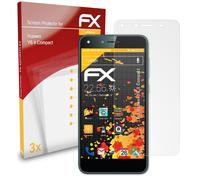 atFoliX 3x Film Protection d'écran pour Huawei Y6 II Compact mat&antichoc