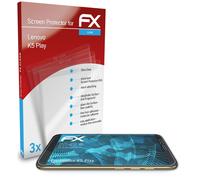atFoliX 3x Film Protection d'écran pour Lenovo K5 Play Protecteur d'écran clair