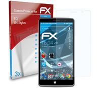 atFoliX 3x Film Protection d'écran pour LG G4 Stylus Protecteur d'écran clair