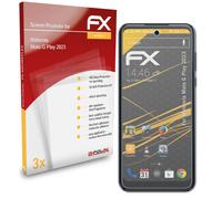 atFoliX 3x Film Protection d'écran pour Motorola Moto G Play 2023 mat&antichoc