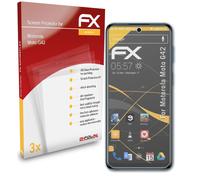 atFoliX 3x Film Protection d'écran pour Motorola Moto G42 mat&antichoc