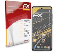 atFoliX 3x Film Protection d'écran pour Motorola Moto G53 mat&antichoc