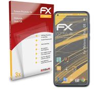 atFoliX 3x Film Protection d'écran pour Motorola Moto G8 mat&antichoc