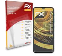 atFoliX 3x Film Protection d'écran pour Motorola Moto G9 Play mat&antichoc
