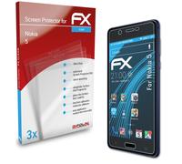 atFoliX 3x Film Protection d'écran pour Nokia 5 Protecteur d'écran clair