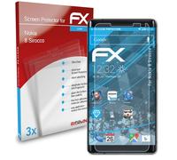 atFoliX 3x Film Protection d'écran pour Nokia 8 Sirocco Protecteur d'écran clair