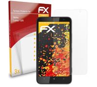 atFoliX 3x Film Protection d'écran pour Nokia Lumia 1320 mat&antichoc