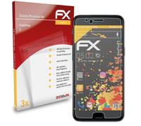 atFoliX 3x Film Protection d'écran pour OnePlus 5 mat&antichoc