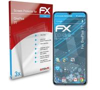 atFoliX 3x Film Protection d'écran pour OnePlus 7T Protecteur d'écran clair