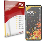 atFoliX 3x Film Protection d'écran pour Oppo Find X3 Pro mat&antichoc