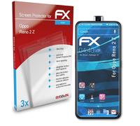 atFoliX 3x Film Protection d'écran pour Oppo Reno 2 Z Protecteur d'écran clair
