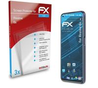 atFoliX 3x Film Protection d'écran pour Realme 6s Protecteur d'écran clair