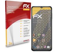 atFoliX 3x Film Protection d'écran pour Samsung Galaxy A12 mat&antichoc