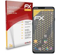 atFoliX 3x Film Protection d'écran pour Samsung Galaxy A8 Star mat&antichoc