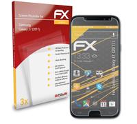 atFoliX 3x Film Protection d'écran pour Samsung Galaxy J7 (2017) mat&antichoc