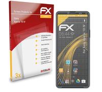 atFoliX 3x Film Protection d'écran pour Sony Xperia 10 IV mat&antichoc