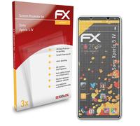 atFoliX 3x Film Protection d'écran pour Sony Xperia 5 IV mat&antichoc