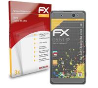 atFoliX 3x Film Protection d'écran pour Sony Xperia XA Ultra mat&antichoc