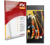 atFoliX 3x Film Protection d'écran pour Sony Xperia XA1 mat&antichoc