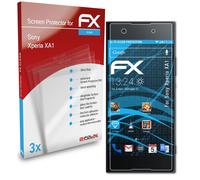 atFoliX 3x Film Protection d'écran pour Sony Xperia XA1 Protecteur d'écran clair
