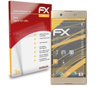 atFoliX 3x Film Protection d'écran pour Sony Xperia XA1 Ultra mat&antichoc