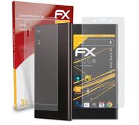 atFoliX 3x Film Protection d'écran pour Sony Xperia XZ mat&antichoc