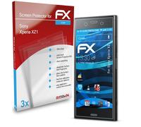 atFoliX 3x Film Protection d'écran pour Sony Xperia XZ1 Protecteur d'écran clair