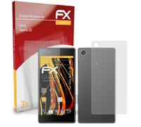 atFoliX 3x Film Protection d'écran pour Sony Xperia Z5 mat&antichoc
