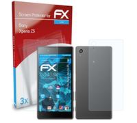 atFoliX 3x Film Protection d'écran pour Sony Xperia Z5 Protecteur d'écran clair