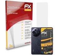 atFoliX 3x Film Protection d'écran pour TCL 50 Pro NxtPaper mat&antichoc