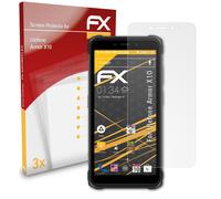 atFoliX 3x Film Protection d'écran pour Ulefone Armor X10 mat&antichoc