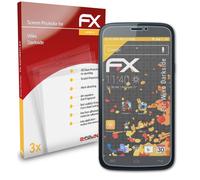 atFoliX 3x Film Protection d'écran pour Wiko Darkside mat&antichoc