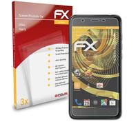 atFoliX 3x Film Protection d'écran pour Wiko Harry mat&antichoc