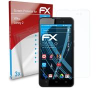 atFoliX 3x Film Protection d'écran pour Wiko Lenny 2 Protecteur d'écran clair