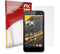 atFoliX 3x Film Protection d'écran pour Wiko Rainbow mat&antichoc