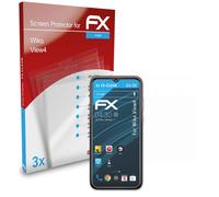 atFoliX 3x Film Protection d'écran pour Wiko View4 Protecteur d'écran clair