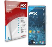 atFoliX 3x Film Protection d'écran pour Xiaomi 12T Pro Protecteur d'écran clair