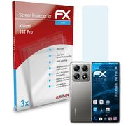atFoliX 3x Film Protection d'écran pour Xiaomi 14T Pro Protecteur d'écran clair