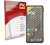 atFoliX 3x Film Protection d'écran pour Xiaomi Black Shark 4 mat&antichoc