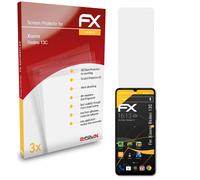 atFoliX Protecteur d'écran compatible avec Xiaomi Redmi 13C Film Protection d'écran, antiréfléchissant et absorbant les chocs FX Film Protecteur (3X)