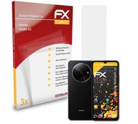 atFoliX 3x Film Protection d'écran pour Xiaomi Redmi A3 mat&antichoc