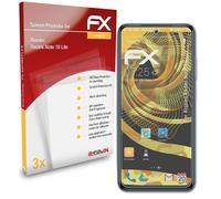 atFoliX 3x Film Protection d'écran pour Xiaomi Redmi Note 10 Lite mat&antichoc