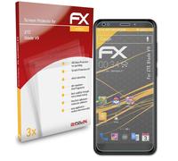 atFoliX 3x Film Protection d'écran pour ZTE Blade V9 mat&antichoc