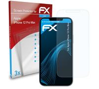 atFoliX 3x Protecteur d'écran pour Apple iPhone 12 Pro Max clair